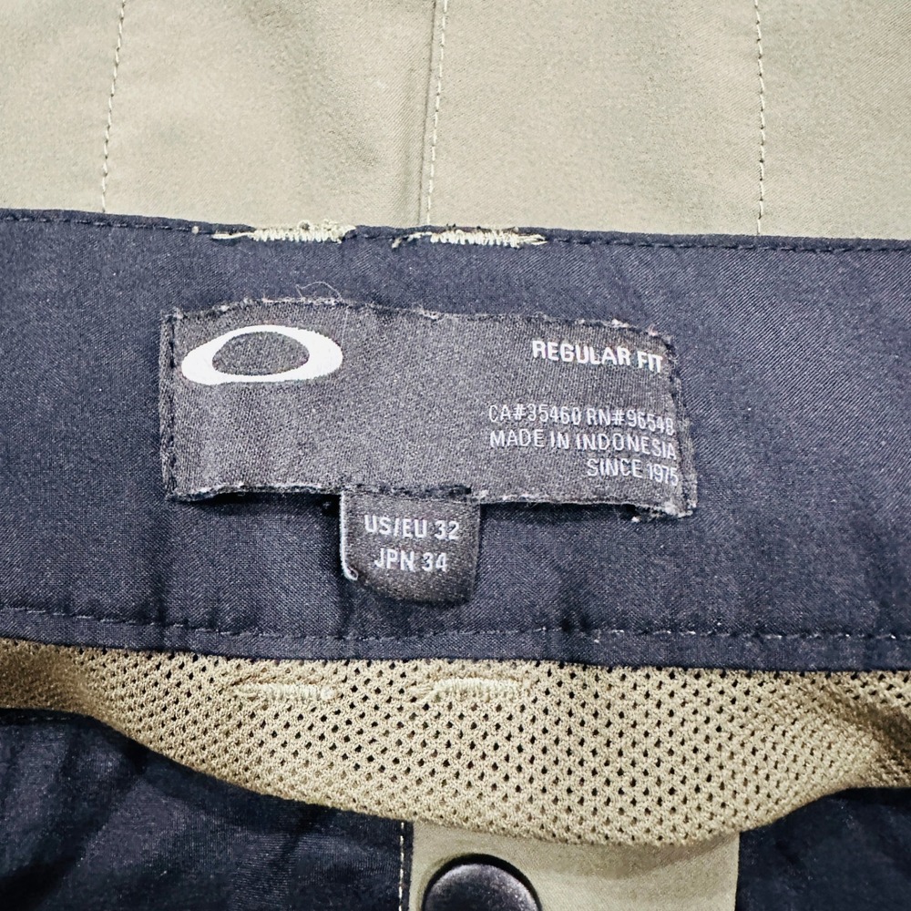 Oakley Pants Men's 32x30 Olive Green Technical Outdoor Articulated Knee Pants - Picture 9 of 16